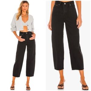 Levi's High Rise Ballon Leg Jeans in Black Rose